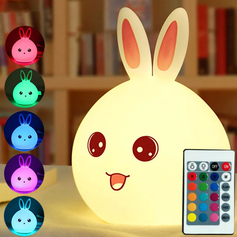 Rabbit Colorful Light Voice Controlled Clap Lamp